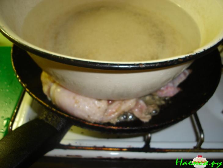 Курица табака