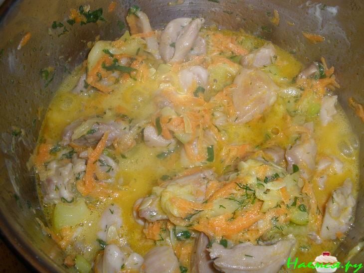 Курочка с кабачками