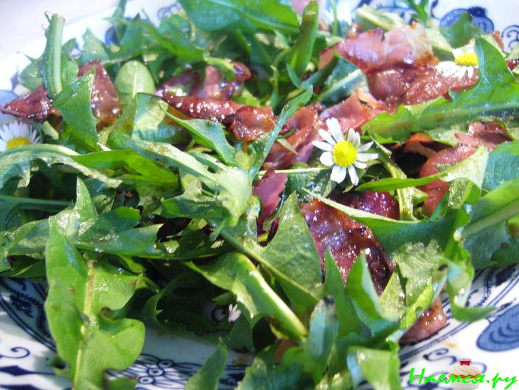 Салат одуванчиковый