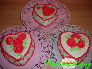 Торт бисквитный "Для любимого"