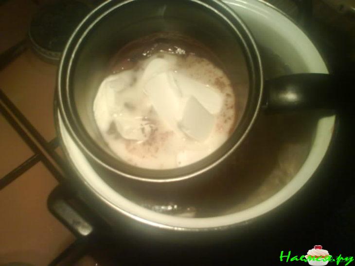 Торт из мацы (без выпечки)