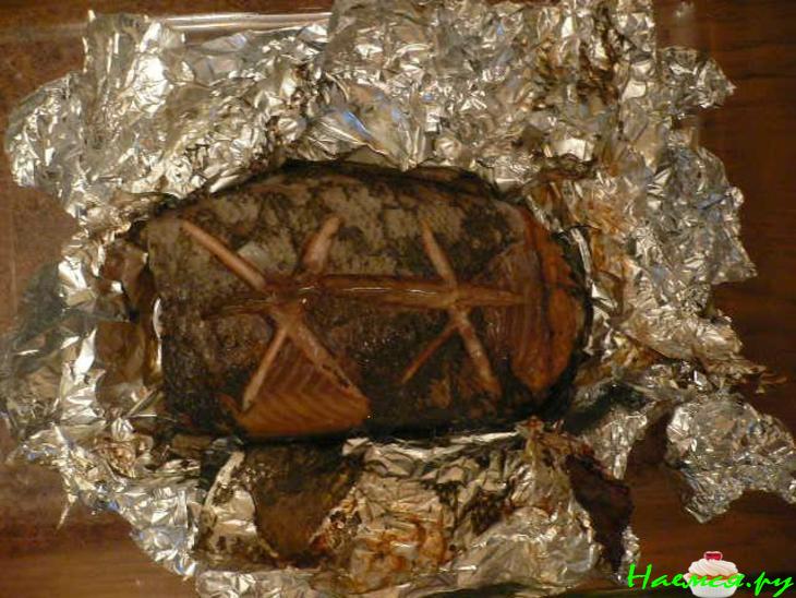 Кета запеченная в фольге