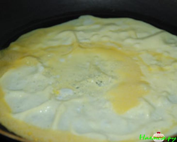 Омлет - закрытая пицца