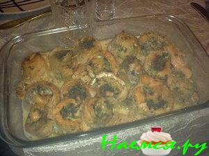 Рыбные рулетики с семгой