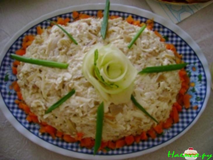 Салат «Роза на льду» Салат «Роза на льду»