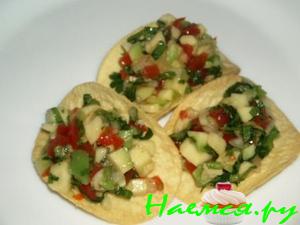 Гуакамоле на чипсах Гуакамоле на чипсах