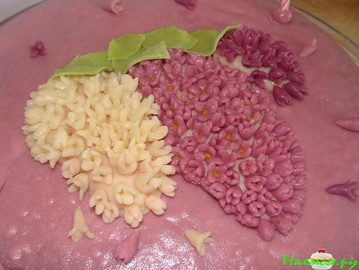 Сиреневый торт для любимой сестрёнки! Сиреневый торт для любимой сестрёнки!