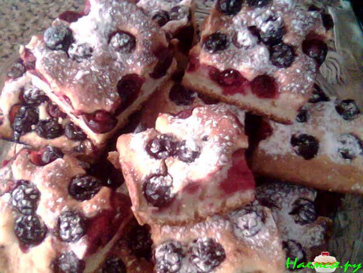 Вишнёвый пирог к чаю