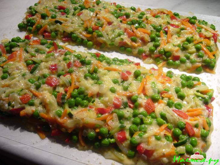 Сырно-овощные палочки