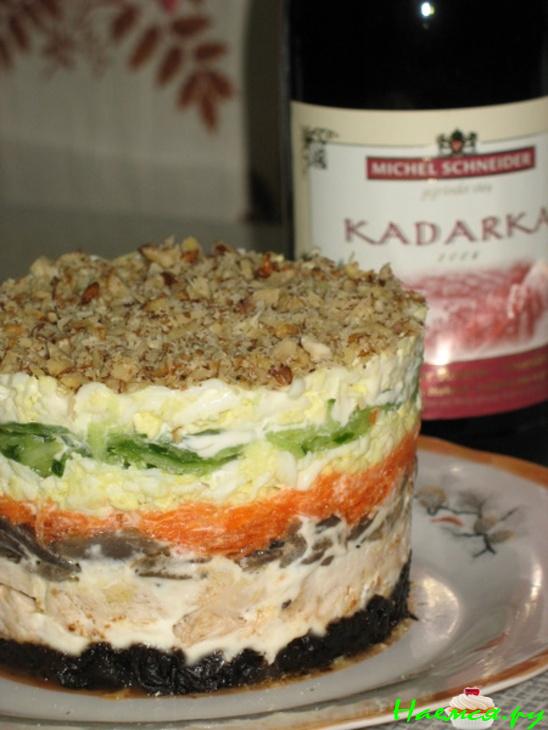 Слоеный салат Слоеный салат