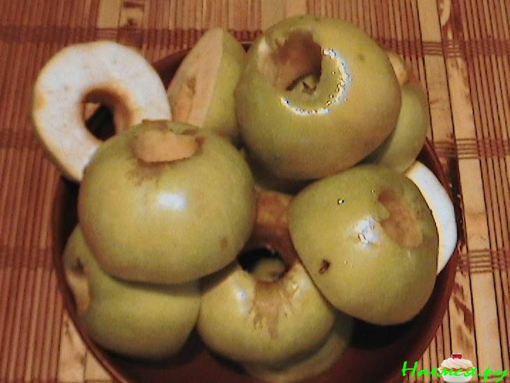 Яблоки с сыром в тесте Яблоки с сыром в тесте