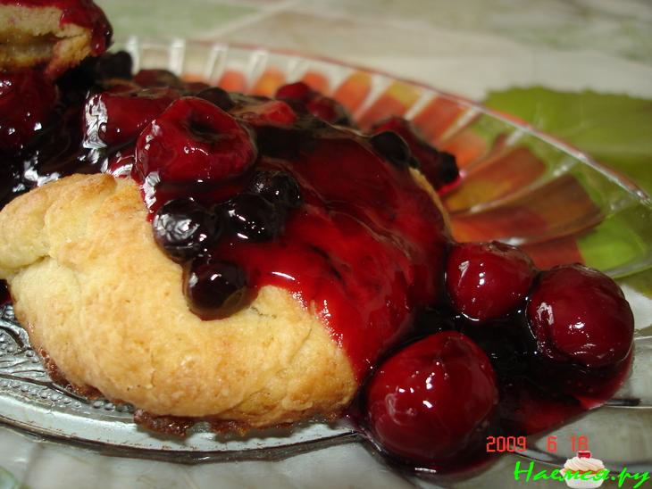 Пирожные "Вулкан Везувия"