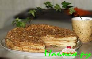 Торт "Наполеон" домашний Торт "Наполеон" домашний