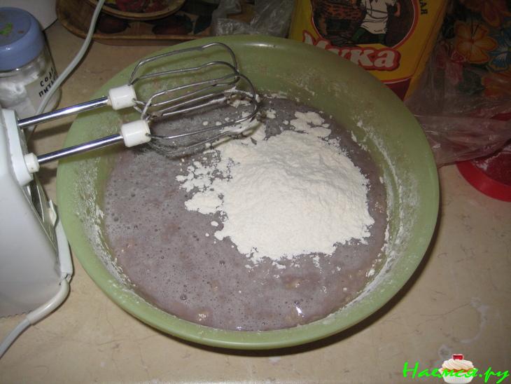 Медовый пирог с начинкой (постный)