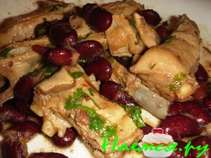 Бараньи ребрышки с фасолью Бараньи ребрышки с фасолью