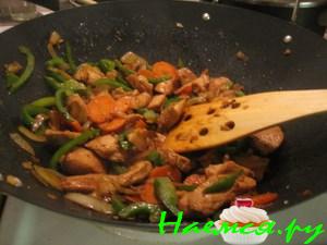 Курица по-китайски в кисло-сладком соусе