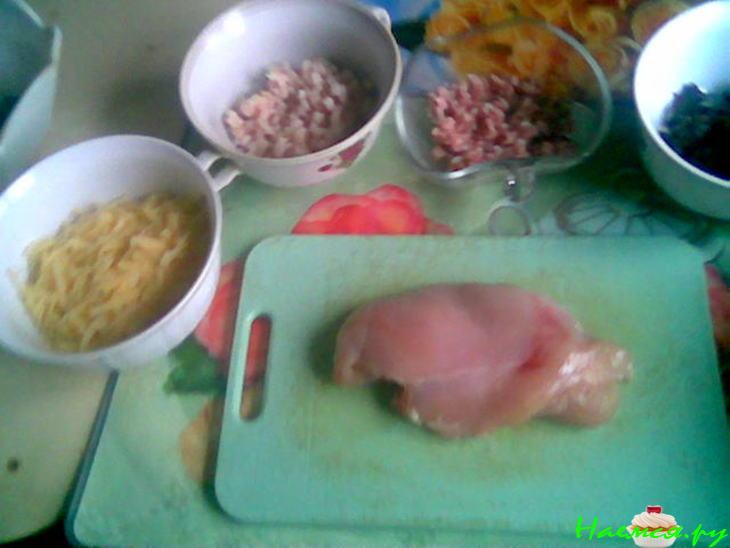 Рулетики куриные