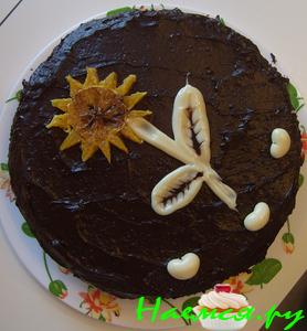 Торт "Птичье молоко" пропитанный коньяком и кофе Торт "Птичье молоко" пропитанный коньяком и кофе