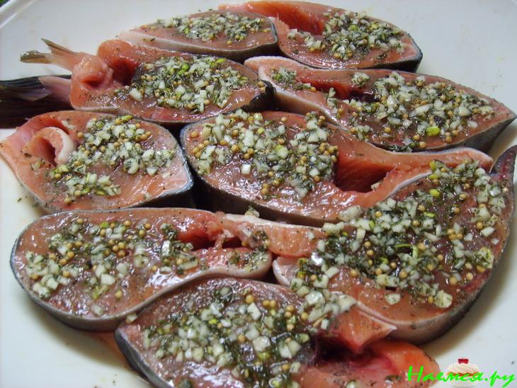 Лосось запеченный с картофелем