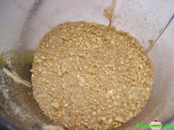 Кофейный пирог с грушей