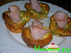 Фриттата, упрощенный вариант, или утренний сырно-сливочный омлет