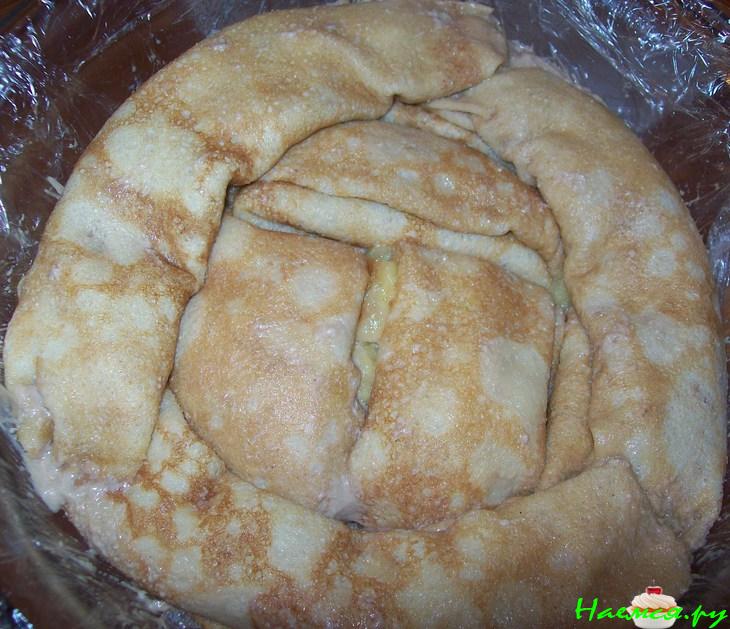 Блинный торт "Яблочный рай"