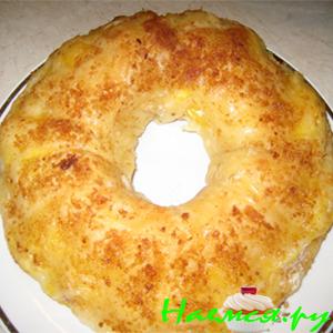 Штрудель с тыквой и творогом на скорую руку