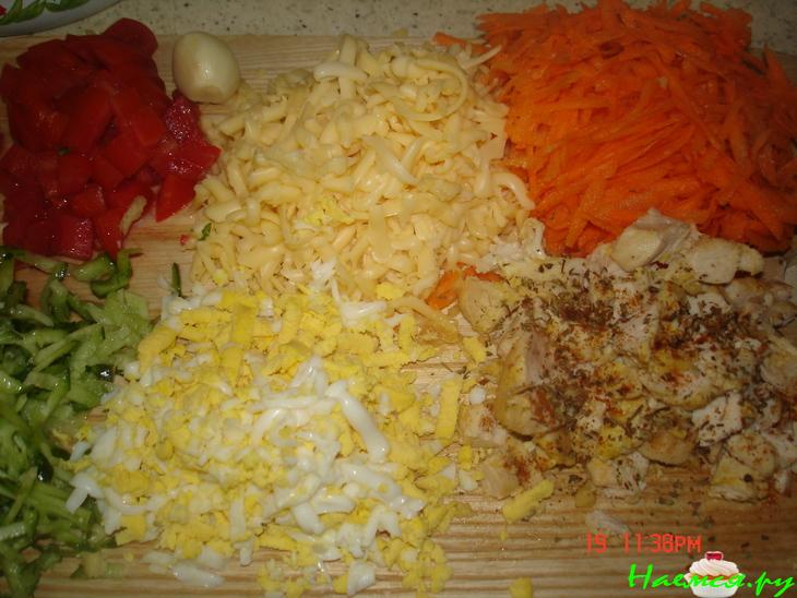 Салат "Полянка" Салат "Полянка"