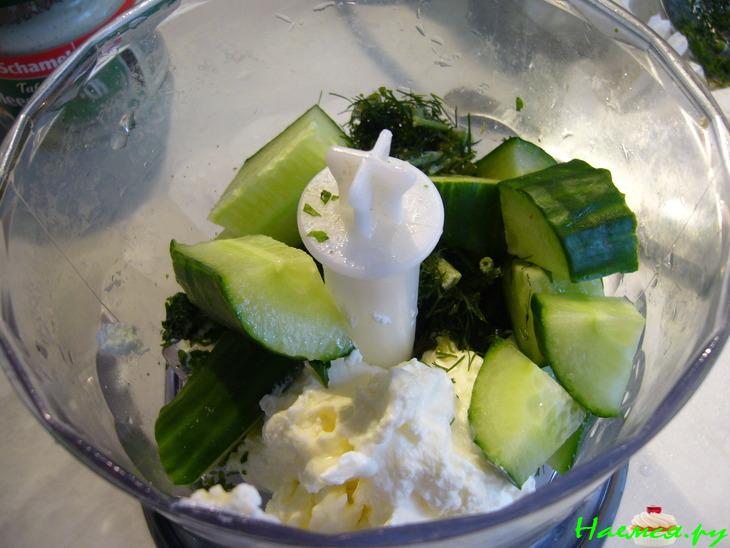 Дипы-соусы летние на основе твороженного сыра