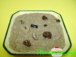 Каша ячменная с грибами