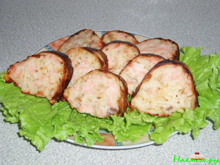 Пирог из семги