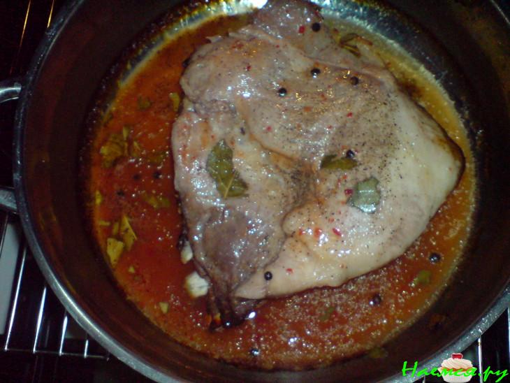 Грудинка, маринованная в ананасовом соке Грудинка, маринованная в ананасовом соке