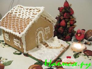 Медовый торт "Зимняя избушка"