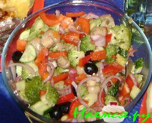 Вкусный салатик с брокколи