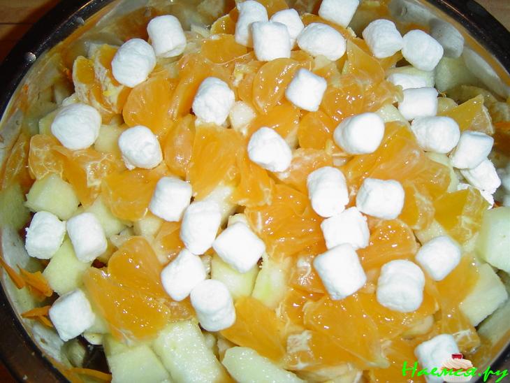 Салат фруктовый "Наслаждение" с медом