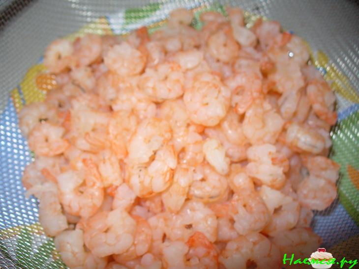 Средиземноморский креветочный салат