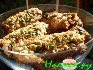 Печенье из овсянки с семечками и имбирём Печенье из овсянки с семечками и имбирём