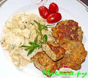 Котлетки из рыбьей икры