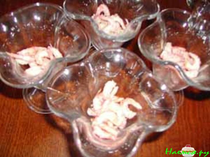 Закусочный коктейль с креветками