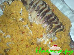 Рыба в икряном соусе