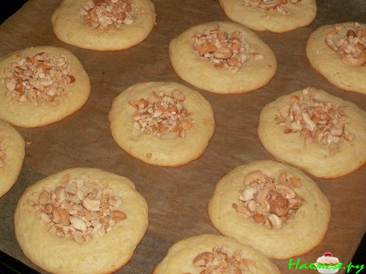 Творожное печенье с кешью