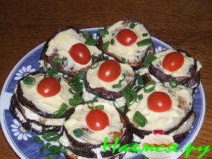 Полянка из баклажан Полянка из баклажан