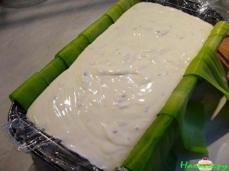 Террин из творожного сыра с горгонзолой и оливками