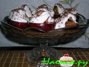 Десерт сливовый