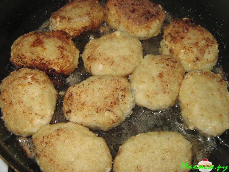 Котлеты из щуки с сыром