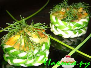 Тарталетки «Сырные плетёнки»