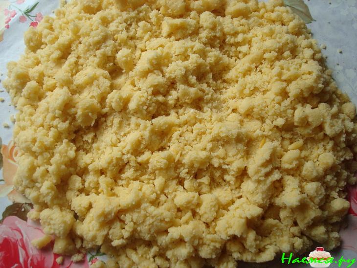 Пирог со сливовой начинкой в желе