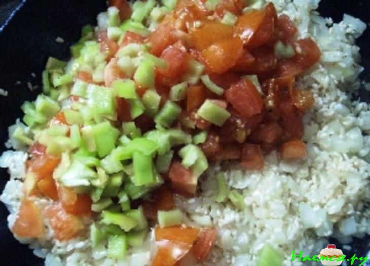 Запеканка овощная с рисом