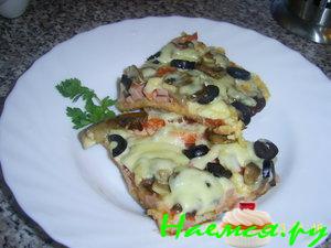 Пицца ассорти по-домашнему Пицца ассорти по-домашнему