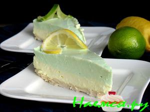 Торт в пастельных тонах, со вкусом лимона и тархуна